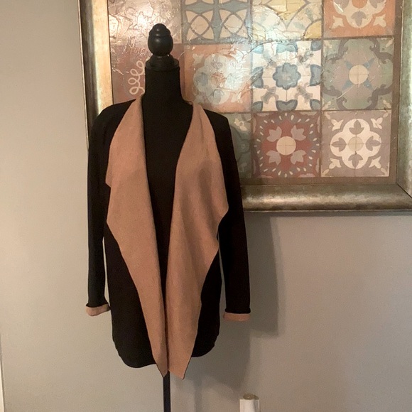 Eileen Fisher Two Tones Open Cardigan - Picture 1 of 3